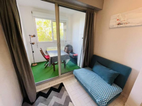 Studio rénové pour 2 pers, Centre Port, proche plage, parking inclus - Cap d'Agde - FR-1-723-13